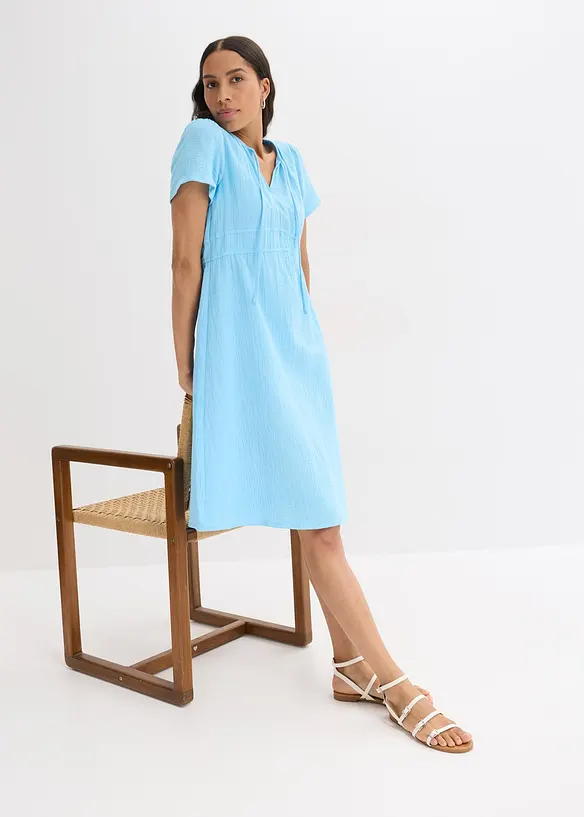 Tuniekjurk van mousseline, bonprix