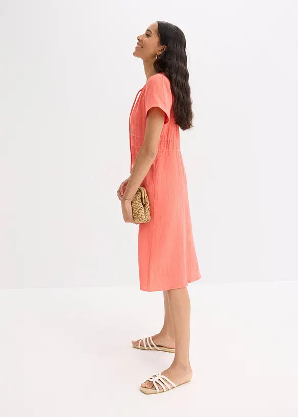 Tuniekjurk van mousseline, bonprix