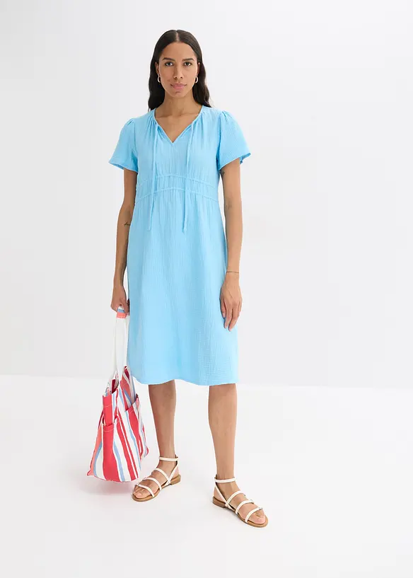 Tuniekjurk van mousseline, bonprix