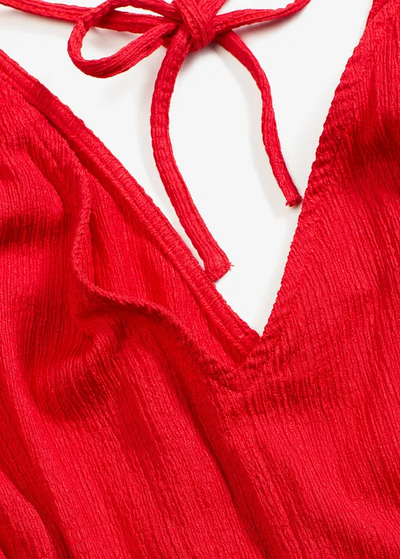 Jumpsuit van gestructureerde crêpe, bonprix