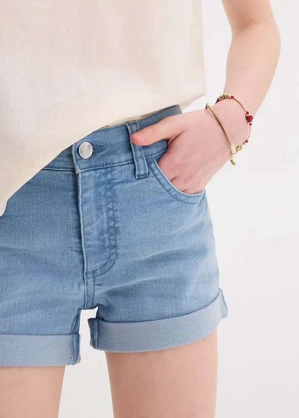 Jeans short mid waist, bonprix