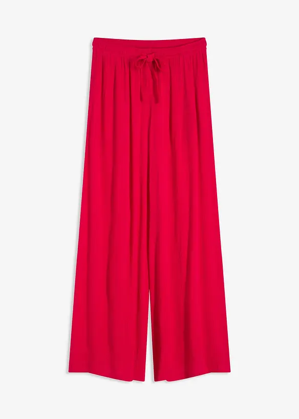 Wijde broek van soepele viscose, bonprix
