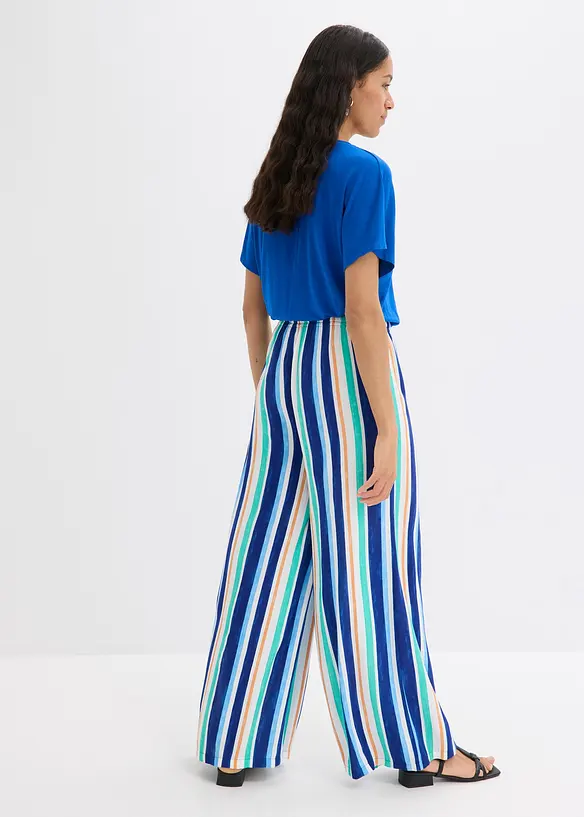 Wijde broek van soepele viscose, bonprix