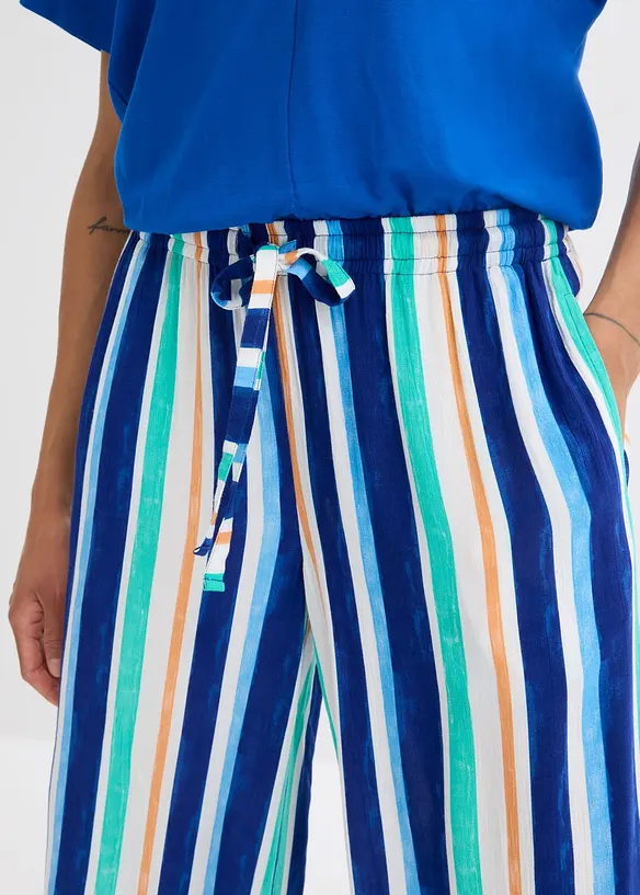 Wijde broek van soepele viscose, bonprix