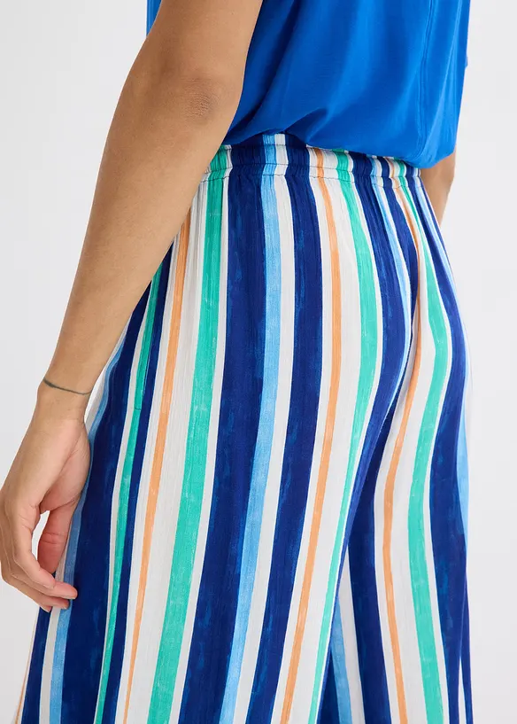 Wijde broek van soepele viscose, bonprix