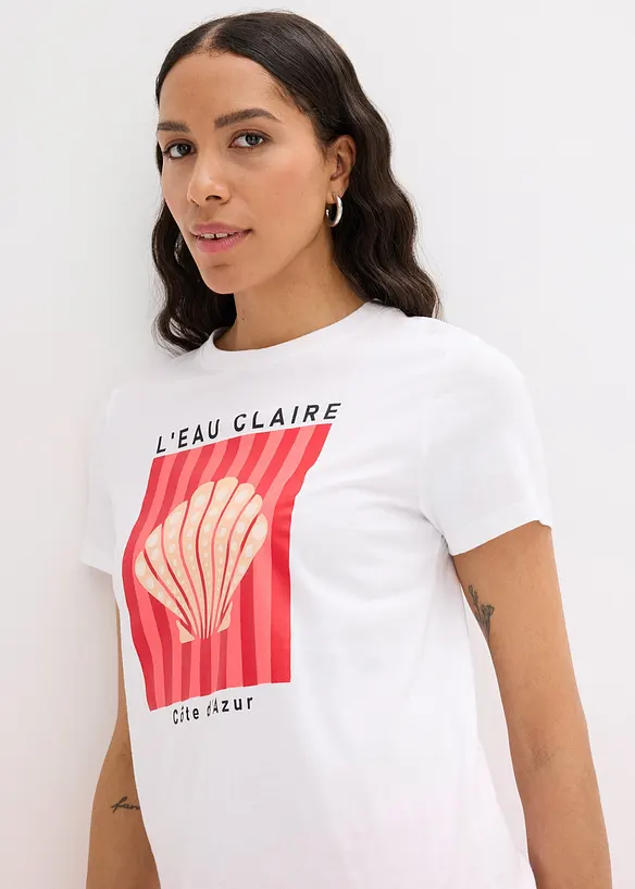 T-shirt van katoen, bonprix