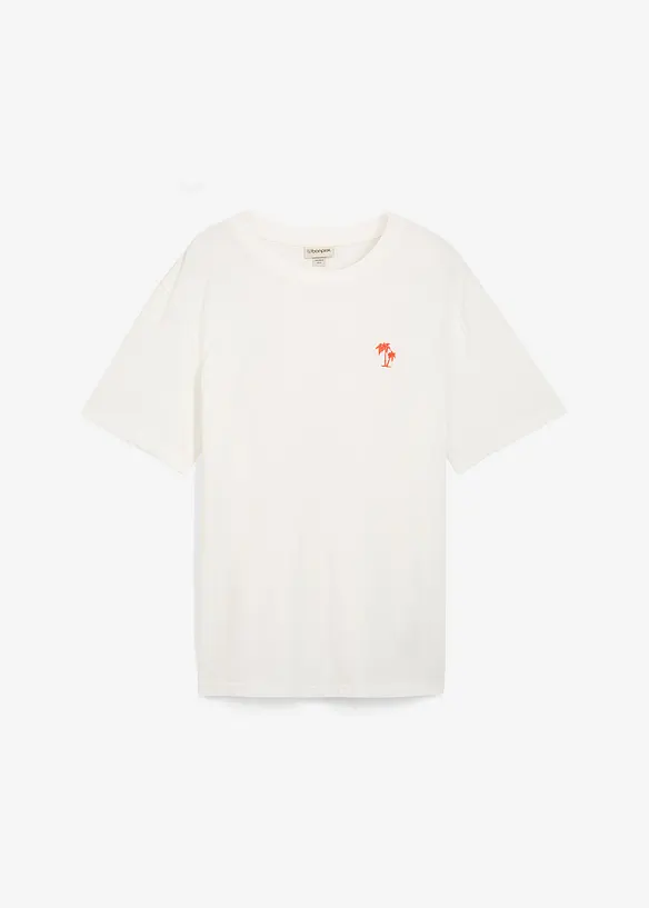 T-shirt met print achter, loose fit, bonprix