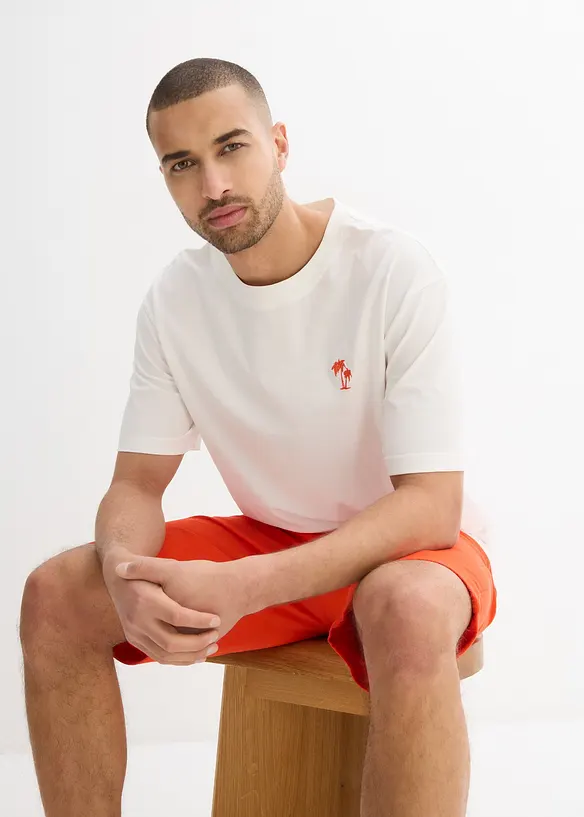 T-shirt met print achter, loose fit, bonprix