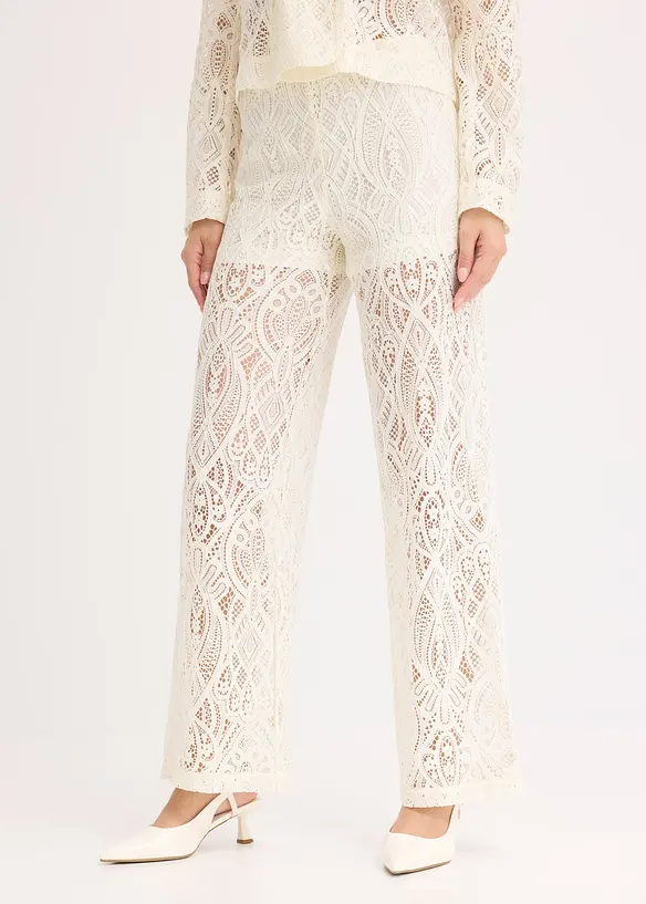 Broek van kant, bonprix