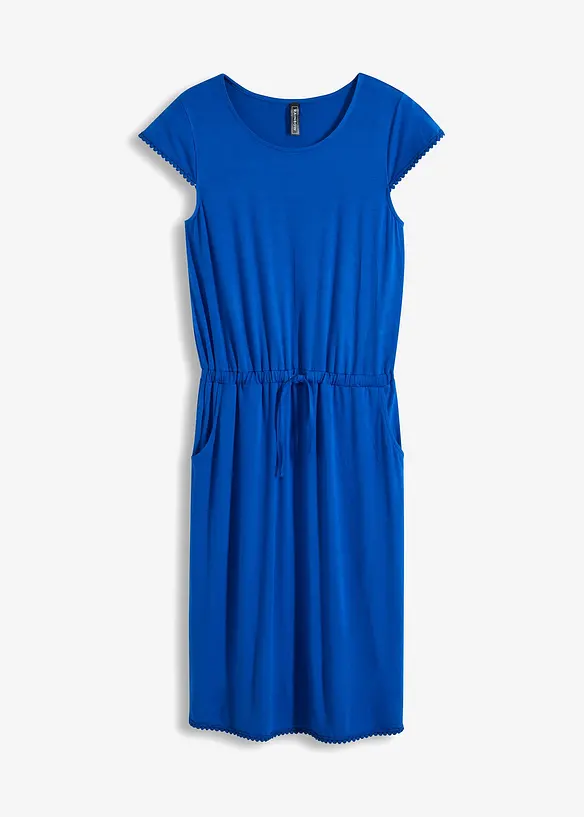Jersey midi jurk van viscose met elastan, bonprix