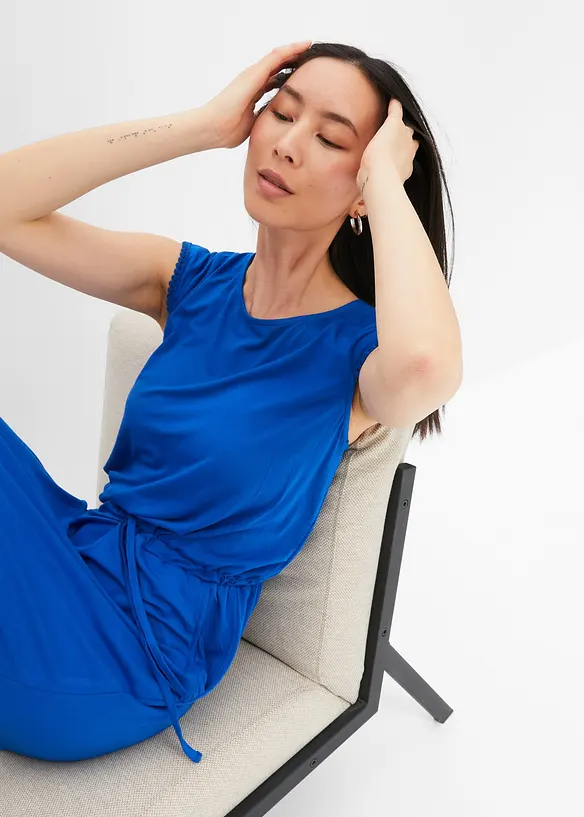Jersey midi jurk van viscose met elastan, bonprix