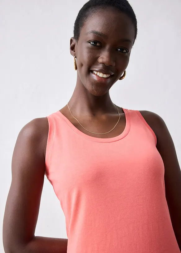 Tanktop met zijde, bonprix