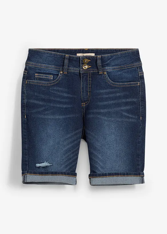 Jeans bermuda mid waist, bonprix