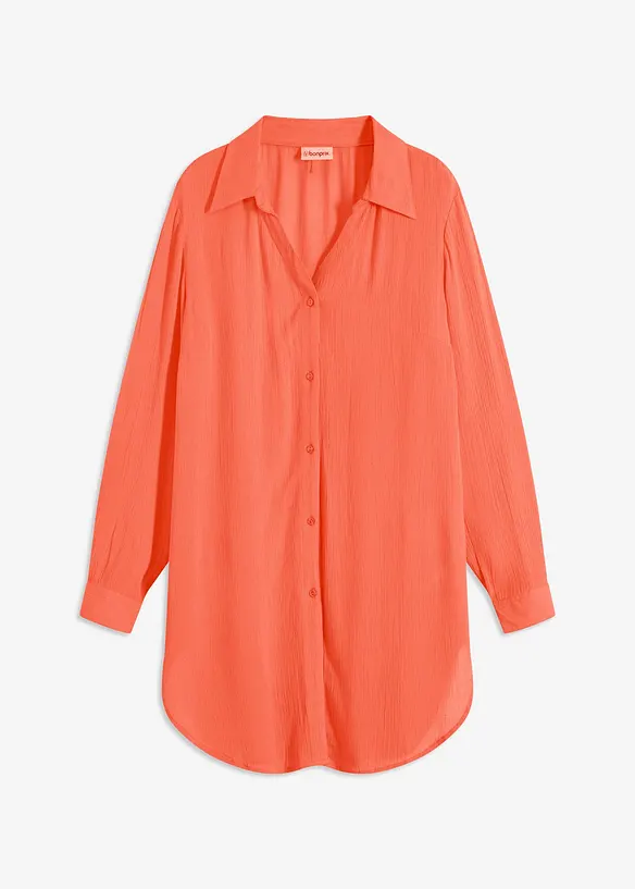 Lange strandblouse van viscose, bonprix