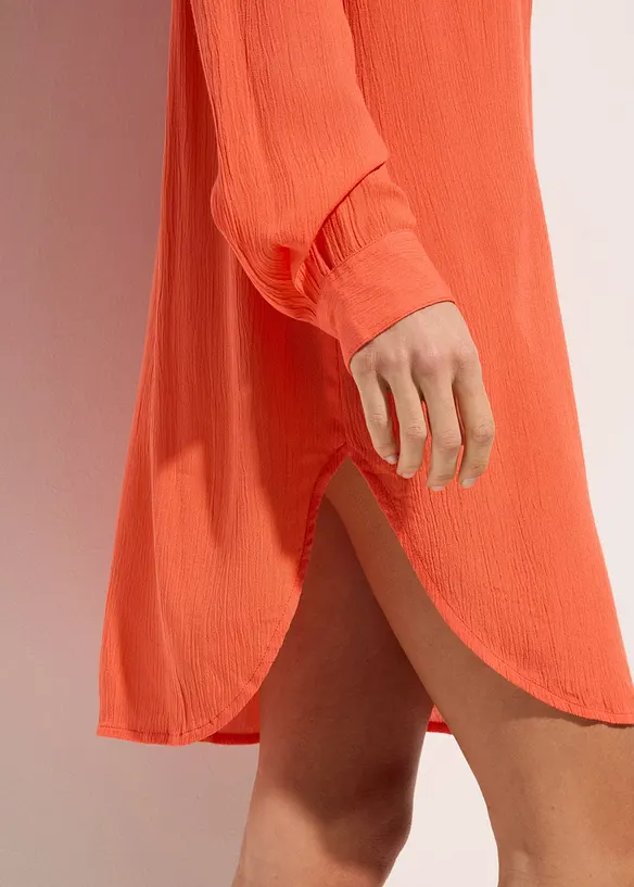 Lange strandblouse van viscose, bonprix