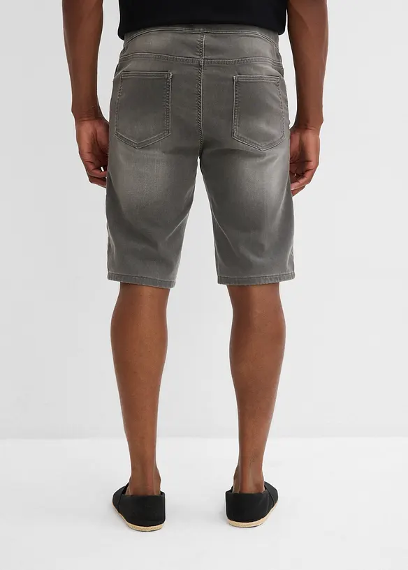 Sweat jeans bermuda met comfort fit, regular fit, bonprix