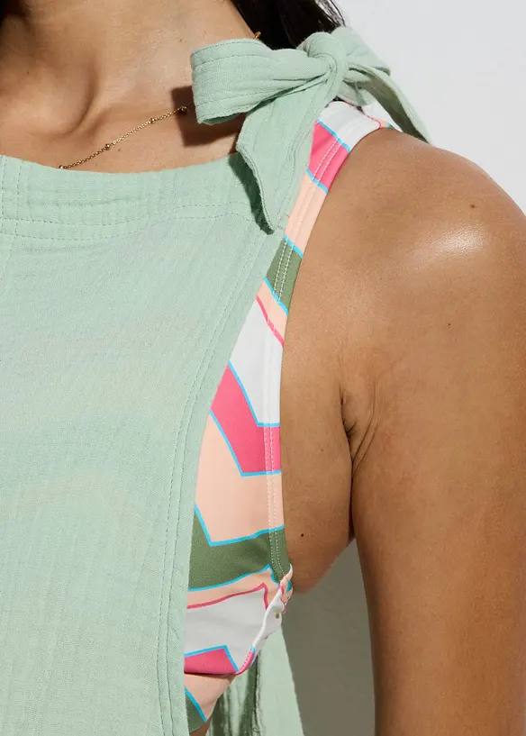 Strand jumpsuit van mousseline, bonprix