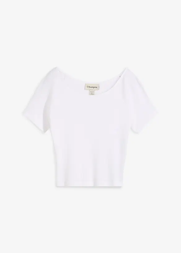 Aansluitend T-shirt van puur biologisch katoen, bonprix