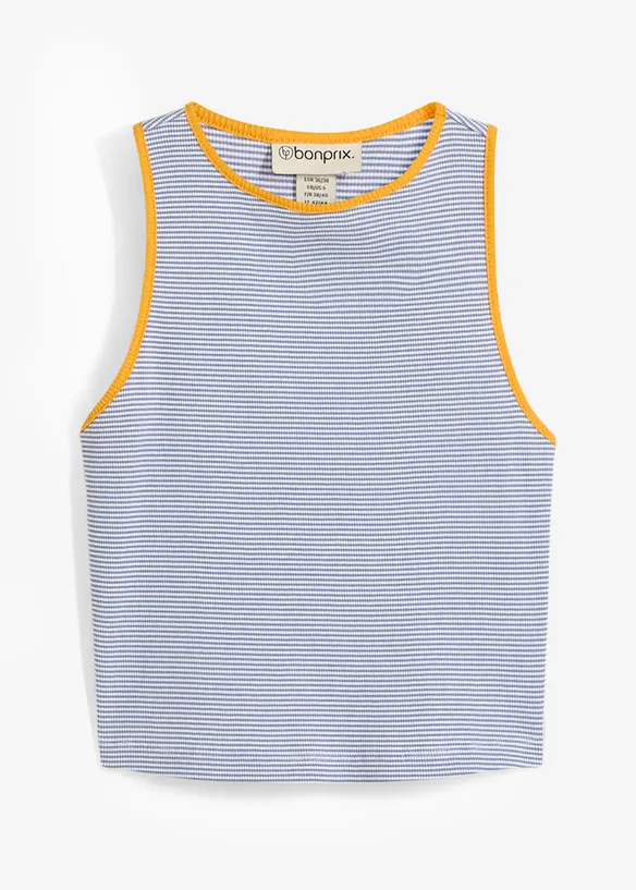 Tanktop van biologisch katoen, bonprix