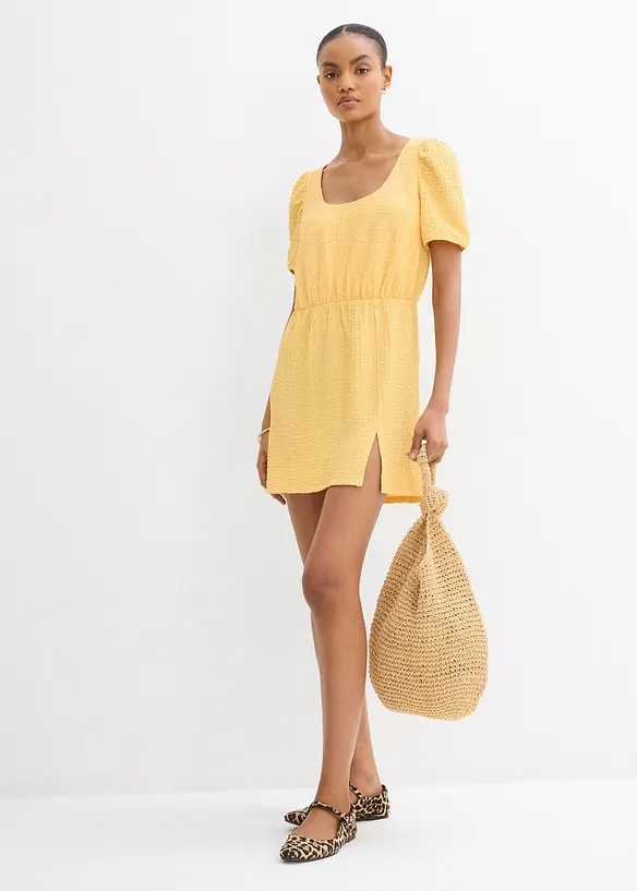 Shirtjurk van gestructureerde crêpe, bonprix