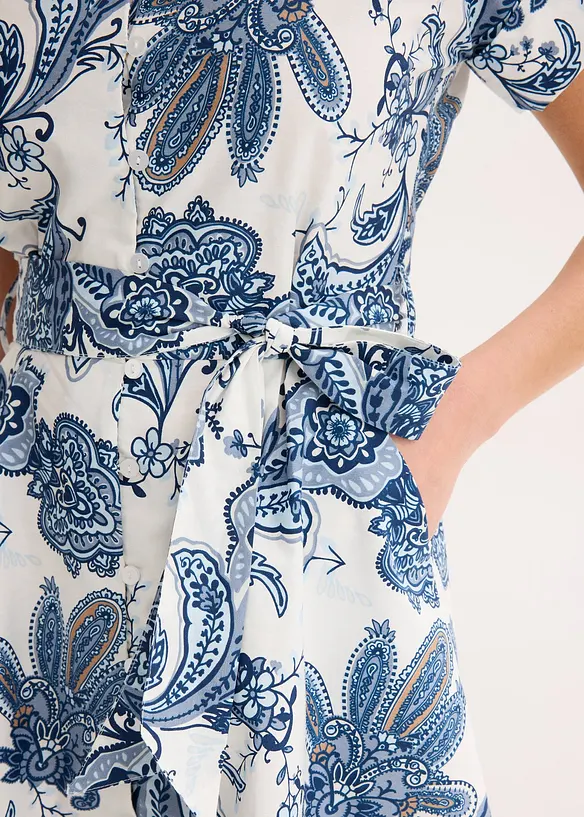 Jurk met ceintuur, bonprix