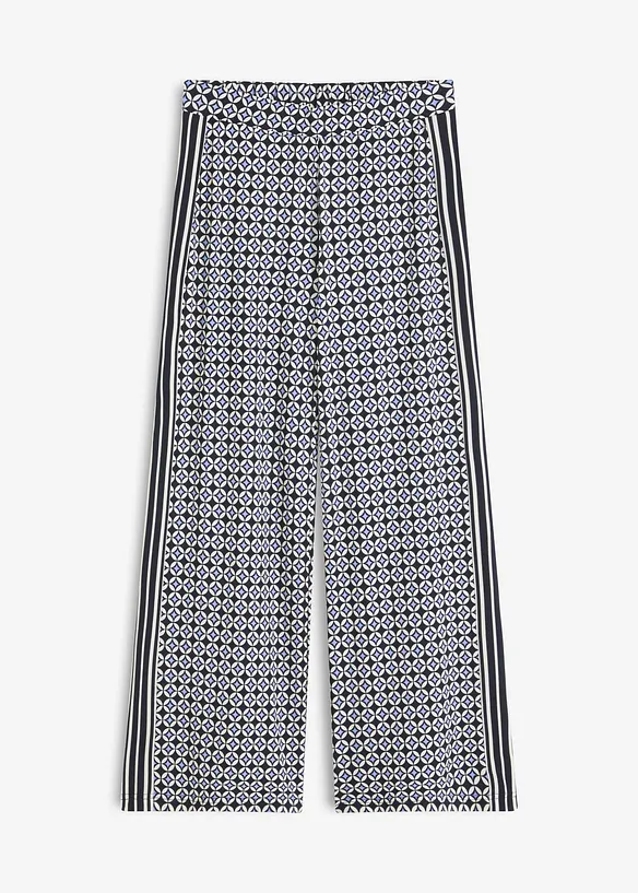 Jersey broek met een minimalistisch design, bonprix