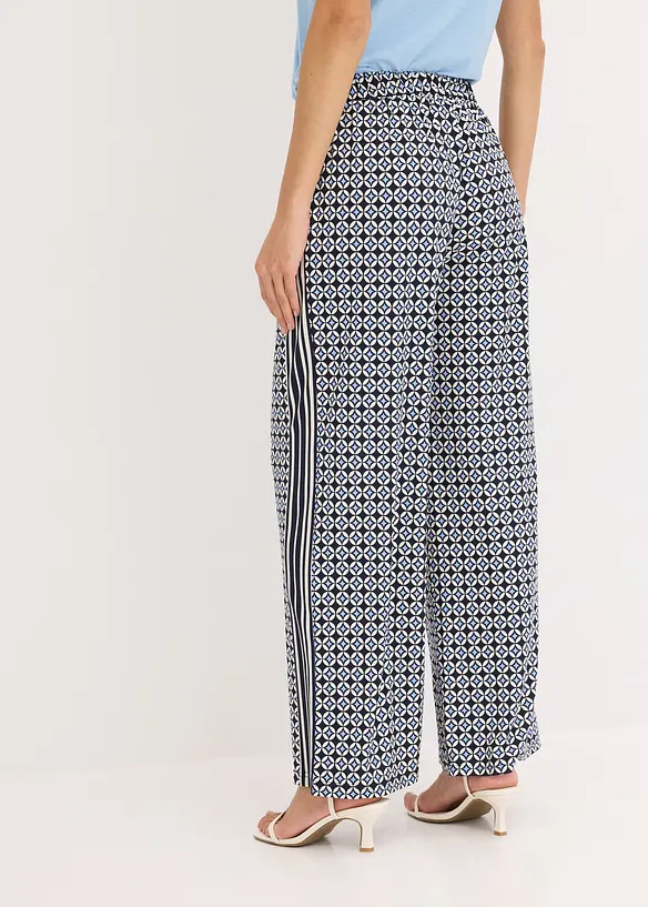 Jersey broek met een minimalistisch design, bonprix