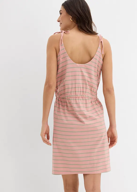 Jersey jurk van katoen (set van 2), bonprix
