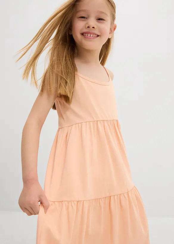Jersey jurk (set van 2) gemaakt van puur biologisch katoen, bonprix