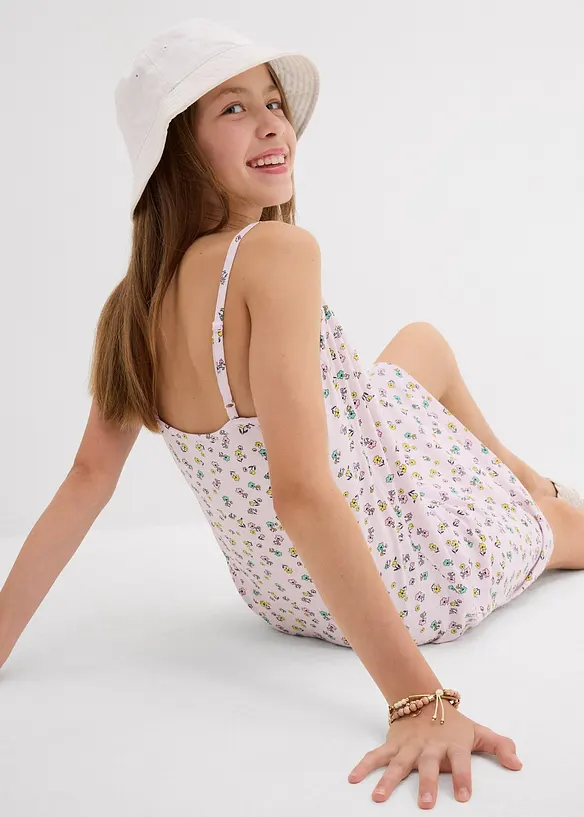 Jersey jurk in een elastische katoenmix (set van 2), bonprix