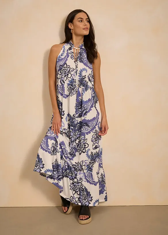 Gedessineerde jersey jurk, bonprix