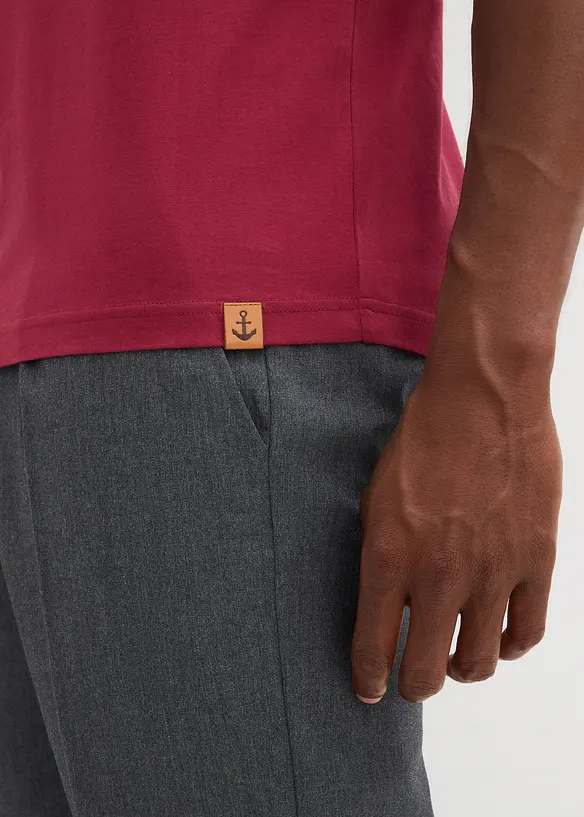 Henley shirt van puur biologisch katoen, bonprix