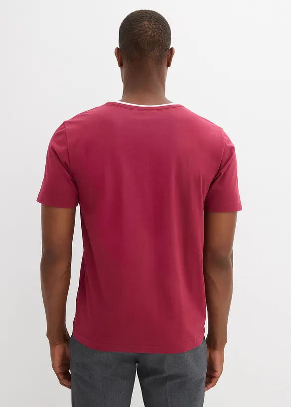 Henley shirt van puur biologisch katoen, bonprix