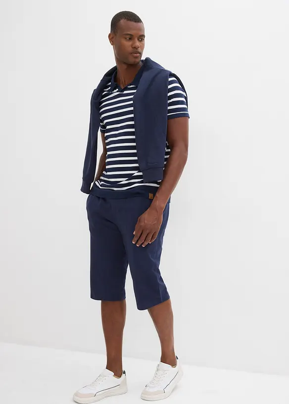 Jersey longshort ( set van 2) van puur biologisch katoen, bonprix