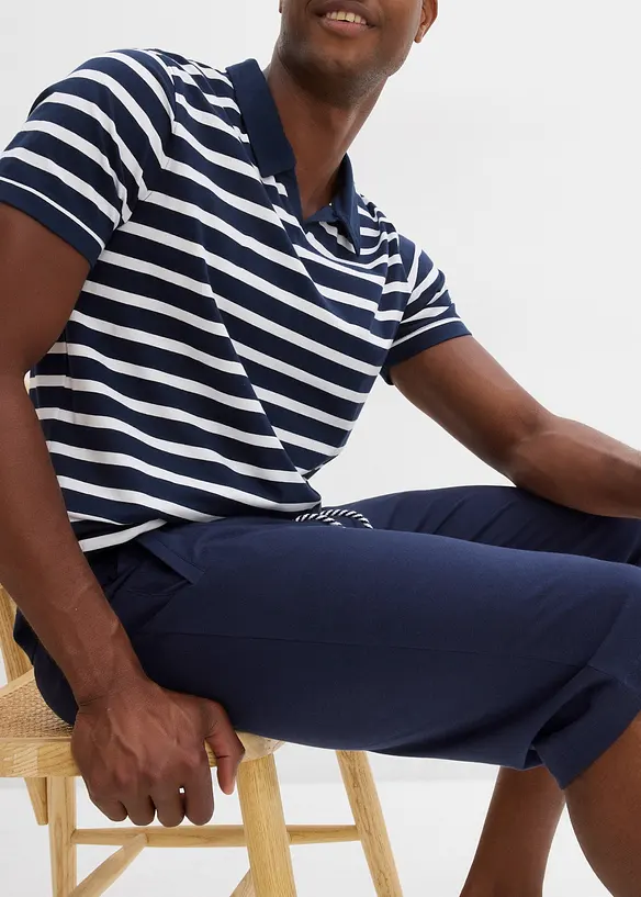 Jersey longshort ( set van 2) van puur biologisch katoen, bonprix