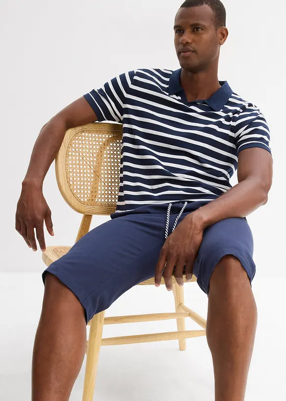 Jersey longshort ( set van 2) van puur biologisch katoen, bonprix