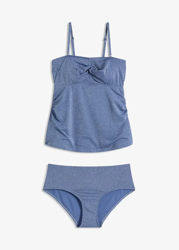 Tankini met gouddraad (2-dlg. set), bonprix