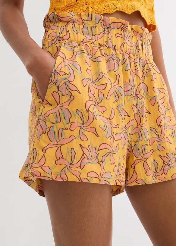 Short in een katoen-viscosemix, bonprix