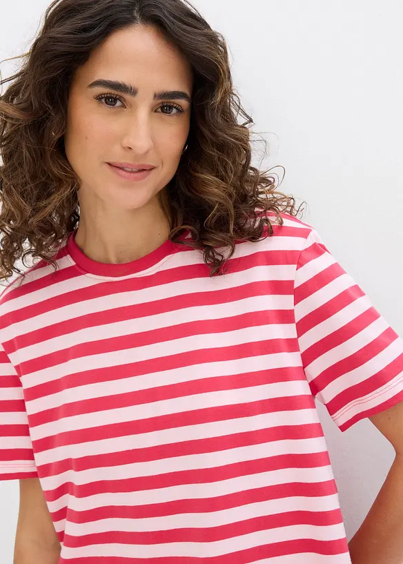 Zwangerschapsshirt / voedingsshirt (set van 2) van biologisch katoen, bonprix