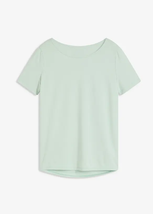 Lang sportshirt met rugdecolleté, bonprix