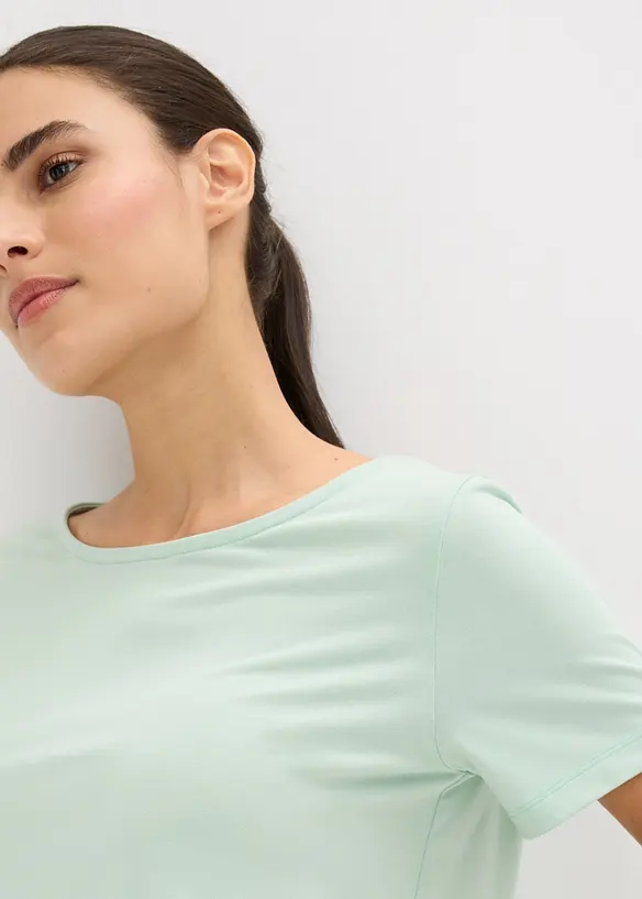 Lang sportshirt met rugdecolleté, bonprix