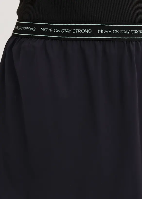 Ultra lichte rok met geïntegreerde short, bonprix
