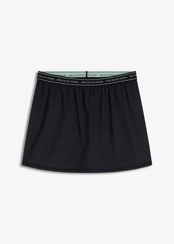 Ultra lichte rok met geïntegreerde short, bonprix