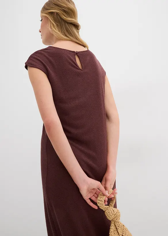 Midi jurk in gebreide look, bonprix