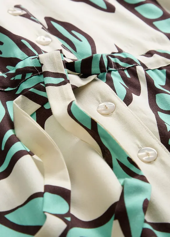 Mini jurk van soepele viscose met kimonomouwen, bonprix