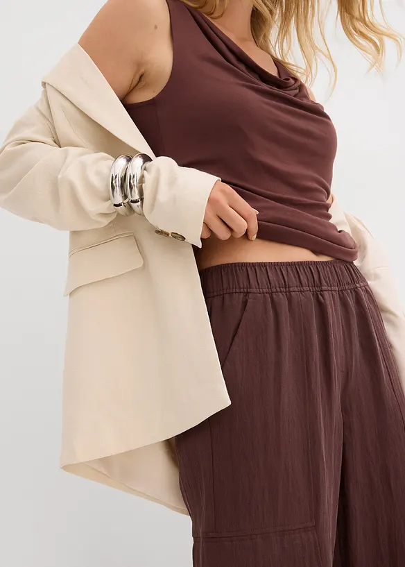 Cargo broek in een soepele lyocellmix, bonprix