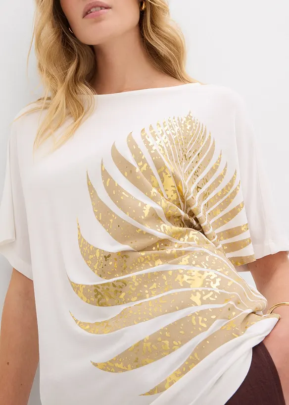 Shirt van een zachte viscosemix, bonprix