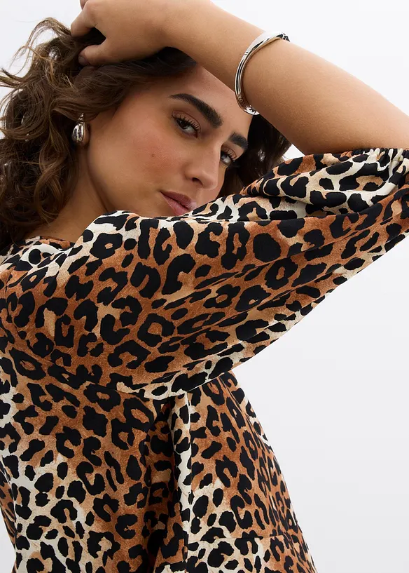 Blouse van fijne viscosemix, bonprix