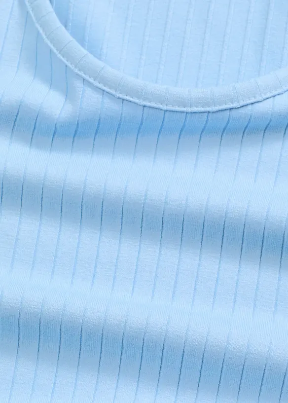 Midi jurk van zacht ribmateriaal, bonprix