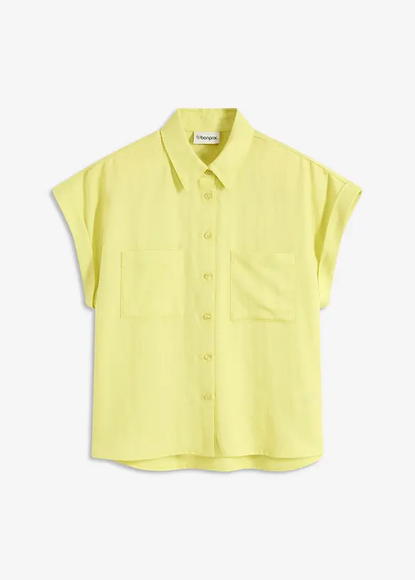 Overhemdblouse van een soepele Lyocellmix, bonprix